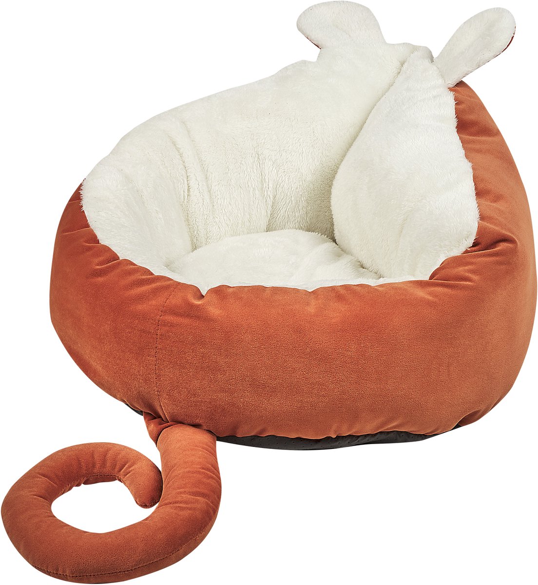 HASSA - Dierenbed - Oranje - Fluweel