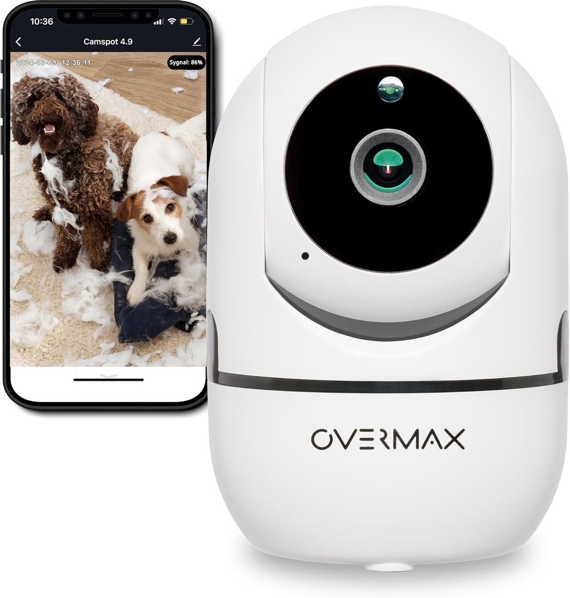 Draadloze Rotatiecamera met Full HD en Bewegingsdetectie