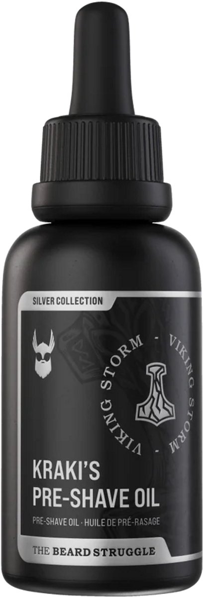 The Beard Struggle KRAKI PRE SHAVE OIL Viking Storm