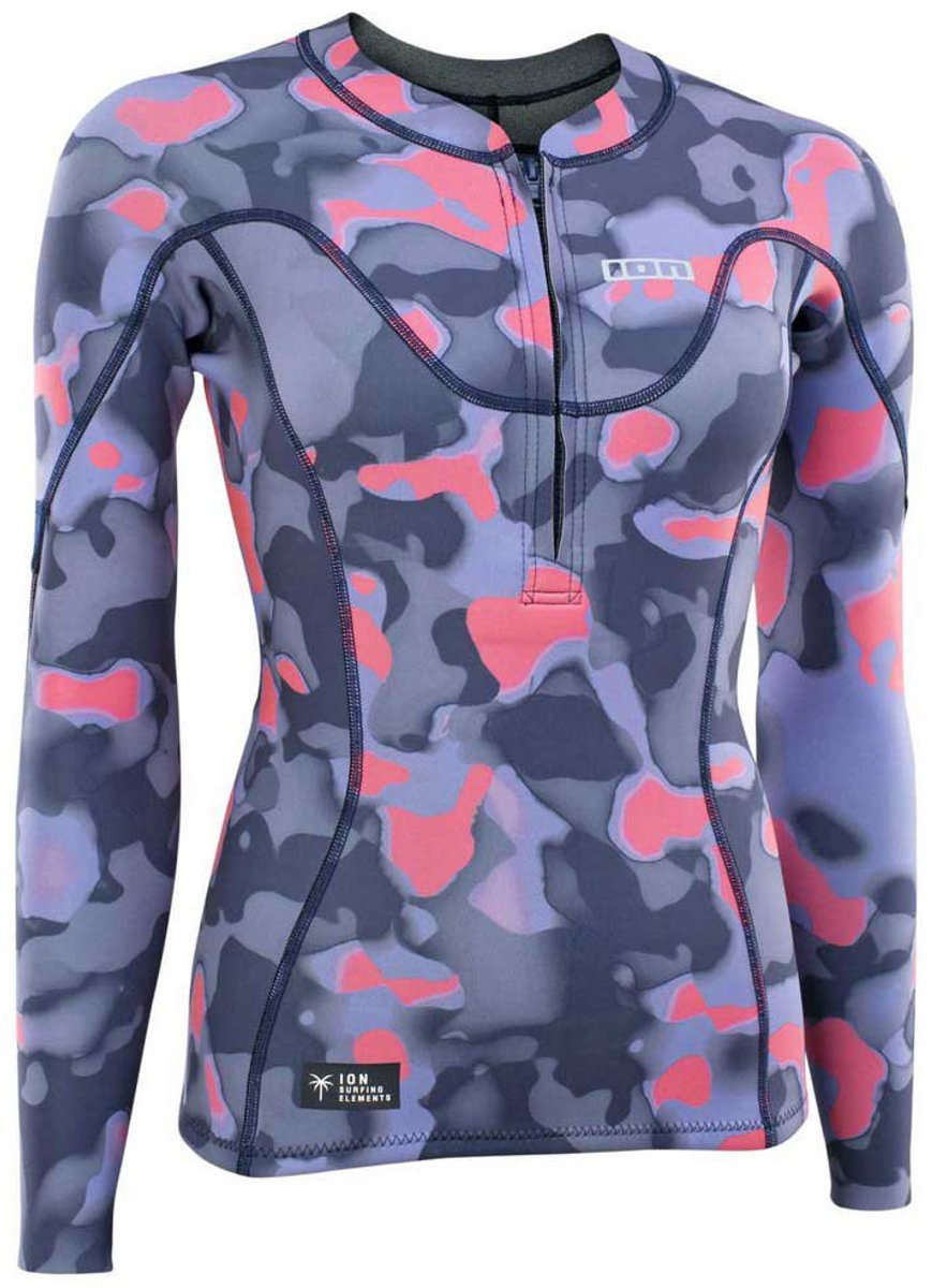 Ion Neo Zip 1.5 Mm Thermisch T-shirt Met Lange Mouwen Vrouw Roze