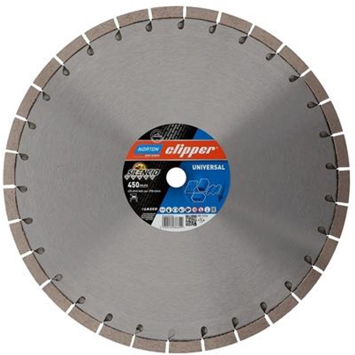 Diamantdoorslijpschijf Extreme Silencio D.450mm voor tafelzagen 2700 tpm