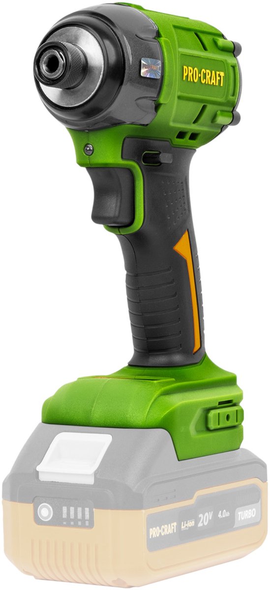 Procraft PS22bb accu-slagmoersleutel 20 V 230 Nm 1/4" borstelloos Solo - zonder accu, zonder oplader
