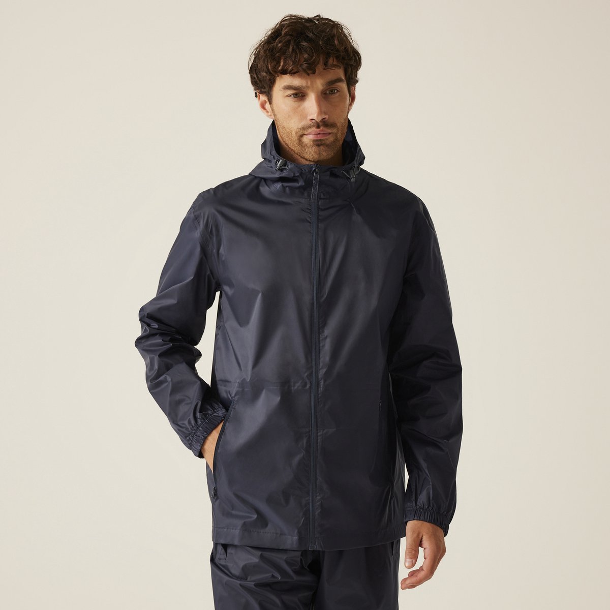 Jas Heren Waterproof Ademend Lichtgewicht Blauw