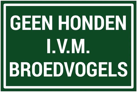 Kijk uit voor loslopende honden bord kopen
