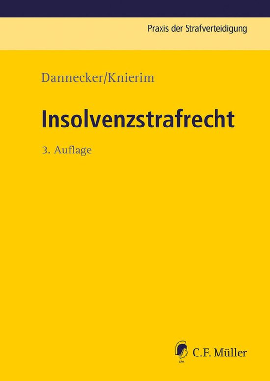 Praxis der Strafverteidigung 24 - Insolvenzstrafrecht - cover