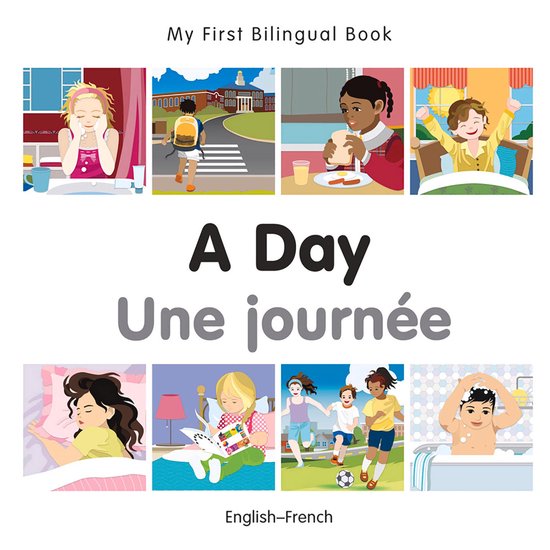 My First Bilingual Book - My First Bilingual Book–A Day (E ... - cover