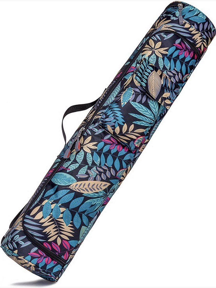 Nixnix® - Yogamat tas met rits - 76 x 16 cm - Blauw - Waterproof