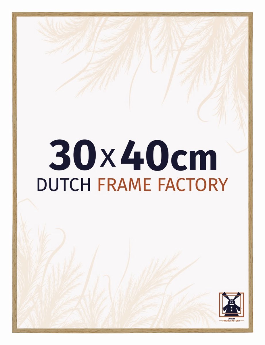 Dutch Frame Factory Fotolijst 30x40 cm - Kunststof - Beuken Licht - Easy