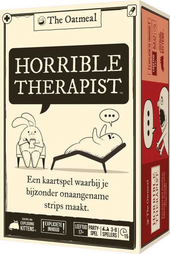 Horrible Therapist – Fout, Grappig & Hilarisch Partyspel voor Volwassenen - Nederlandstalig