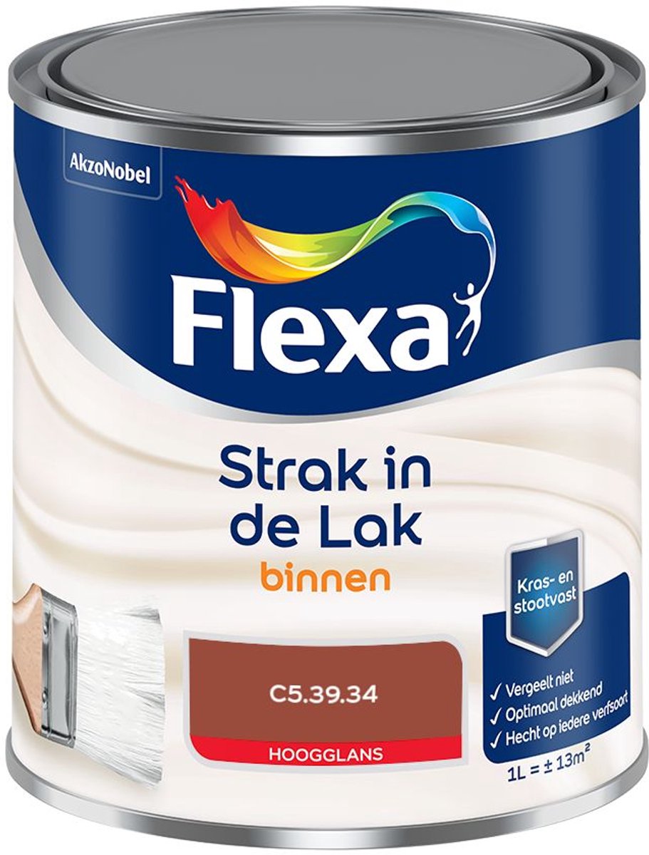 Flexa - Strak in de Lak Binnenlak Hoogglans - C5.39.34 - Mengverf - 1 L