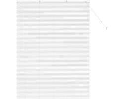vidaXL - Venetiaanse - jaloezie - Wit - 175 - x - 125 - cm - 25 - mm - Aluminium