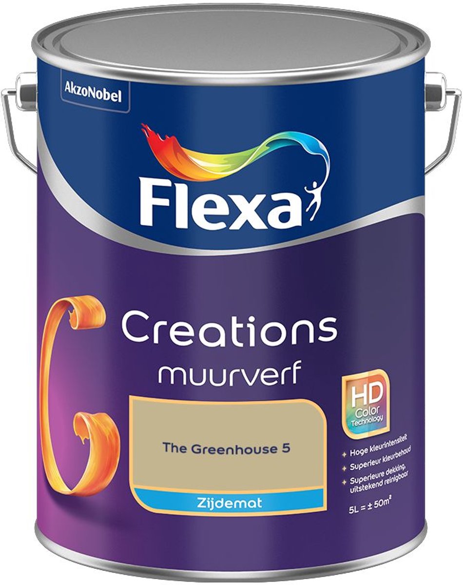 Flexa Creations Muurverf Zijdemat The Greenhouse 5 5 L