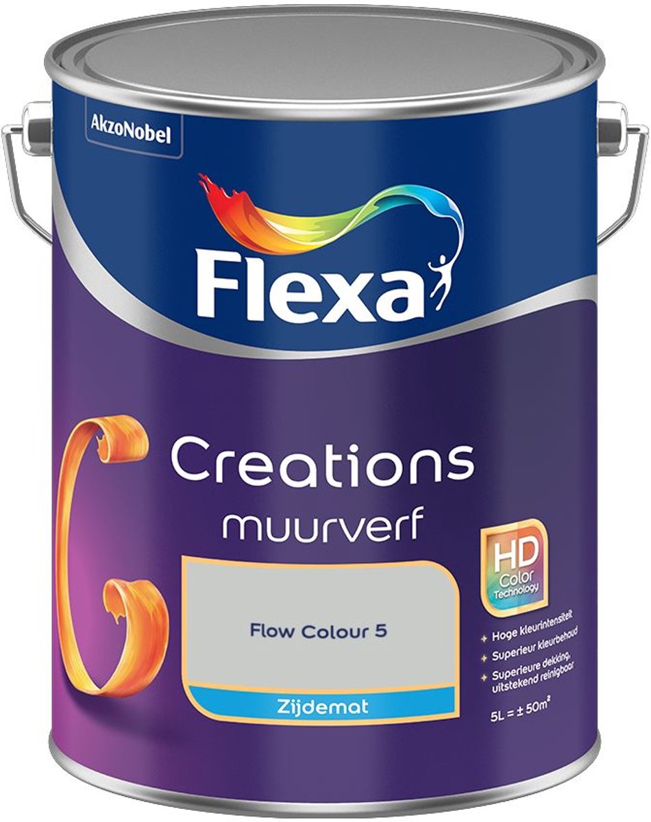 Flexa Creations Muurverf Zijdemat Flow Colour 5 5 L