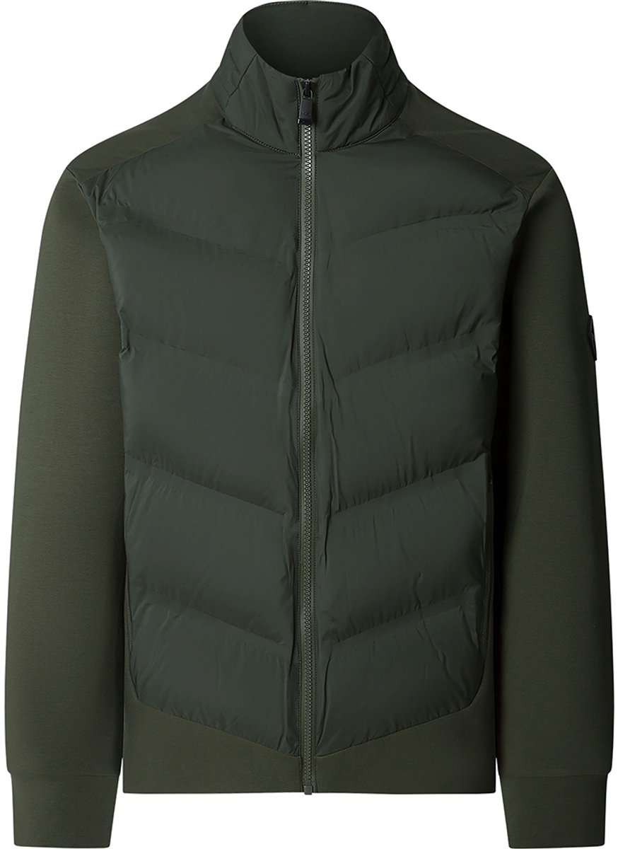 Hackett Sonic Hybrid Sweatshirt Met Rits Groen M Man