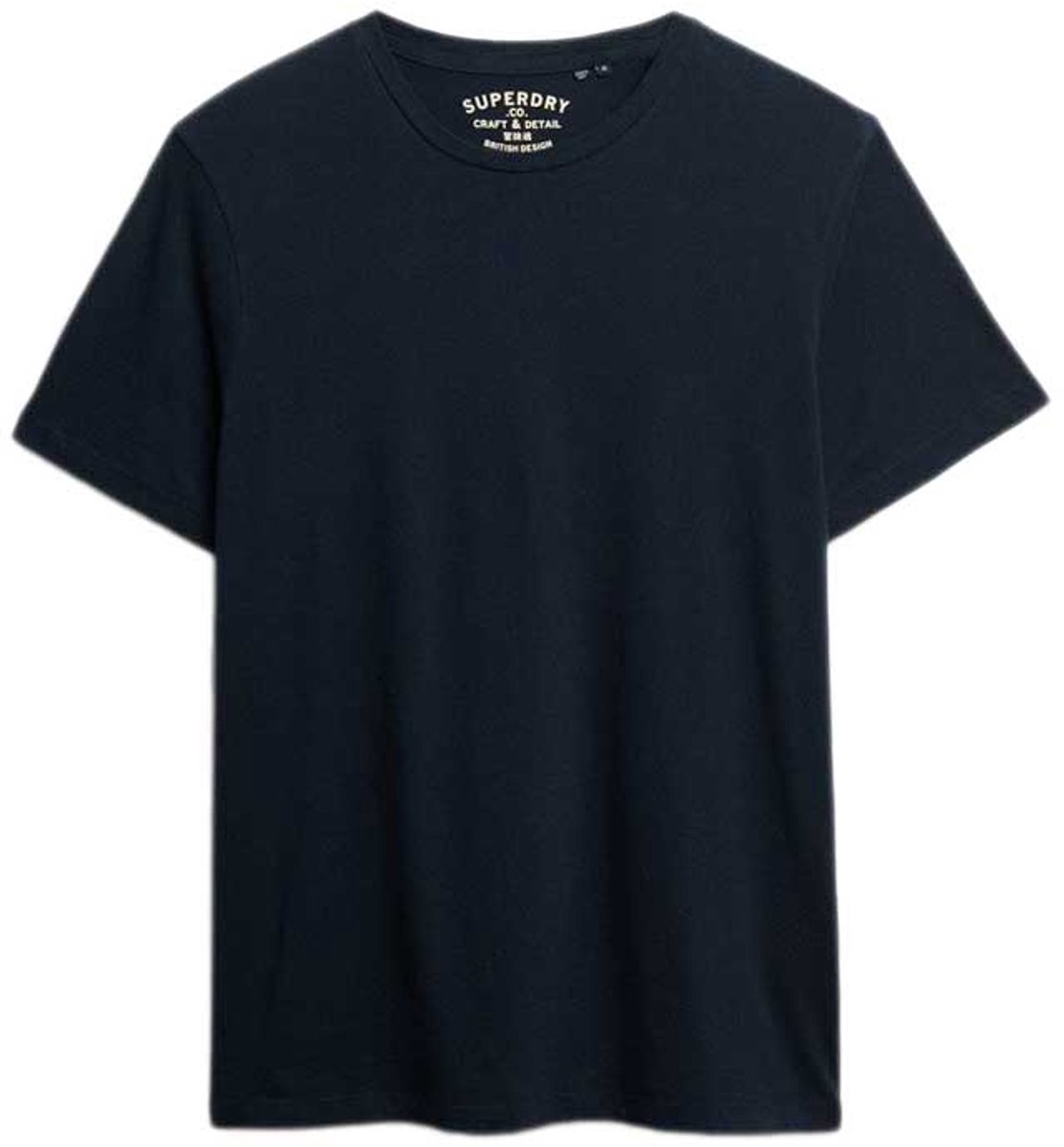 Superdry Classic Essential T-shirt Heren T-shirts Marineblauw