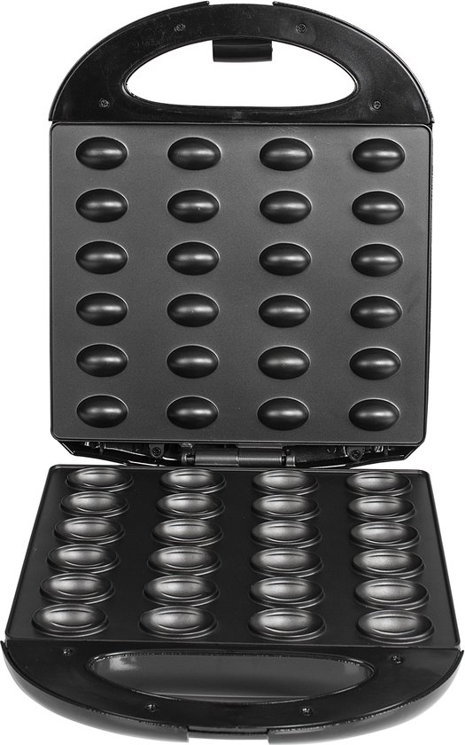 Zilan ZLN-2816 Notenkoekjesmaker XL - Wafelnootjes maker – 1600 W – Cake Pop Maker– Anti-aanbak & Cool-Touch – Zwart — afbeelding 5