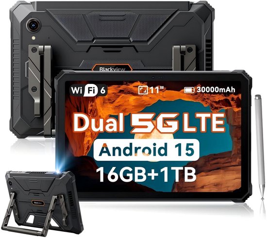 Blackview Active 12 Pro 5G Outdoor Tablet - 11 inch - 48 GB + 1 TB