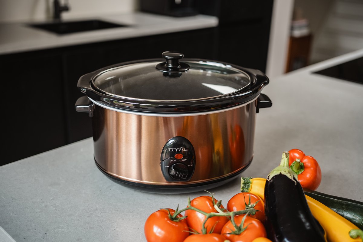 Moodzz Slowcooker 6,5L Koper 320W - afbeelding 2