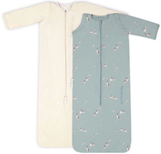 Puckababy Slaapzak 4 Seizoenen Baby - Zomerslaapzak en Winterslaapzak (6m-2,5j) - TOG 0.25 tot TOG 2.5 - Bunnies