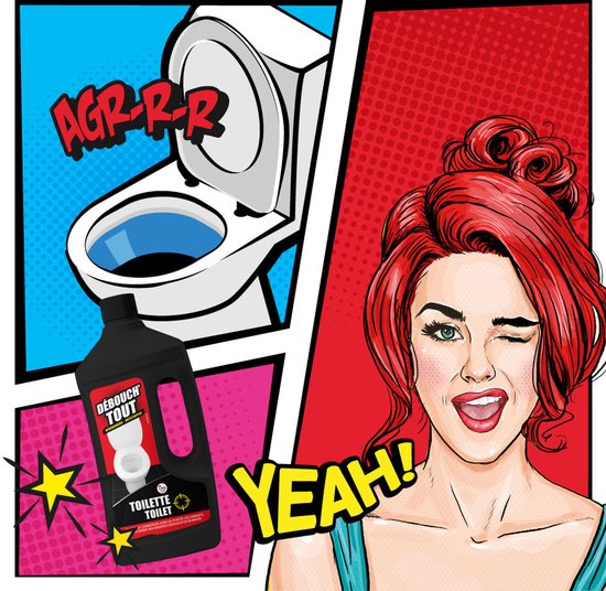 Débouch'tout - Toilet ontstopper - Sterk geconcentreerde krachtige ontstopper - 1L