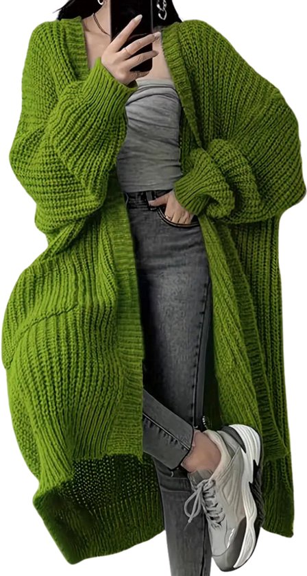 Cardigan Bovista Femme - Cardigan - Boutons - Chaud - Cardigan Tricoté - Rose - XL