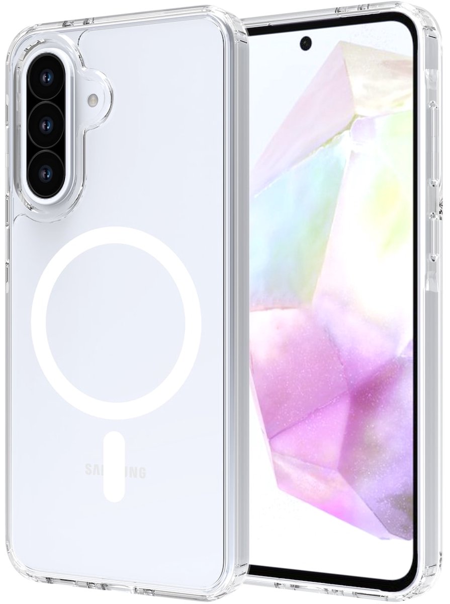 Mobile5 - Samsung Galaxy A36 - Hoesje - Transparant - Geschikt voor Magsafe