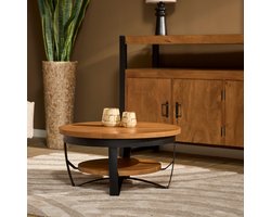 Salontafel Paras | Naturel Mangohout - Meubels - Tafel - interieur