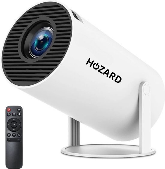 Hozard® Mini Beamer – HD Projector – Android 11.0 & WiFi 6 – Media Streamer - Alles-in-één Smart TV Projector