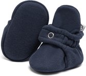 Steppies - Baby Slofjes voor Jongens en Meisjes - Marineblauw - 3-6 Maanden (10cm) - Schoenmaat 16-17