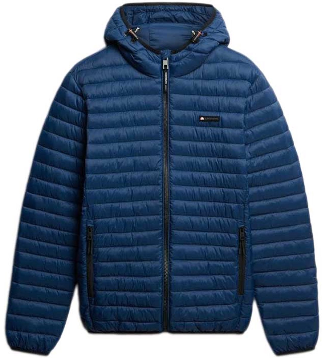 Superdry Lite Fuji jas met capuchon Heren Gewatteerde jassen Blauw