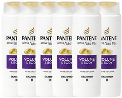 Pantene Pro-V Active Nutri-Plex Volume & Body Shampoo - voor Fijn, Plat Haar - 6 x 325ml