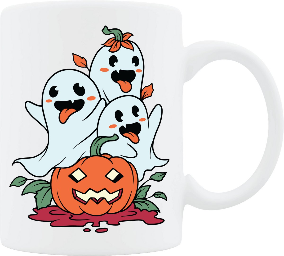 Mok - Pumpkin Ghost Pals - Het perfecte cadeau om Halloween tot leven te brengen
