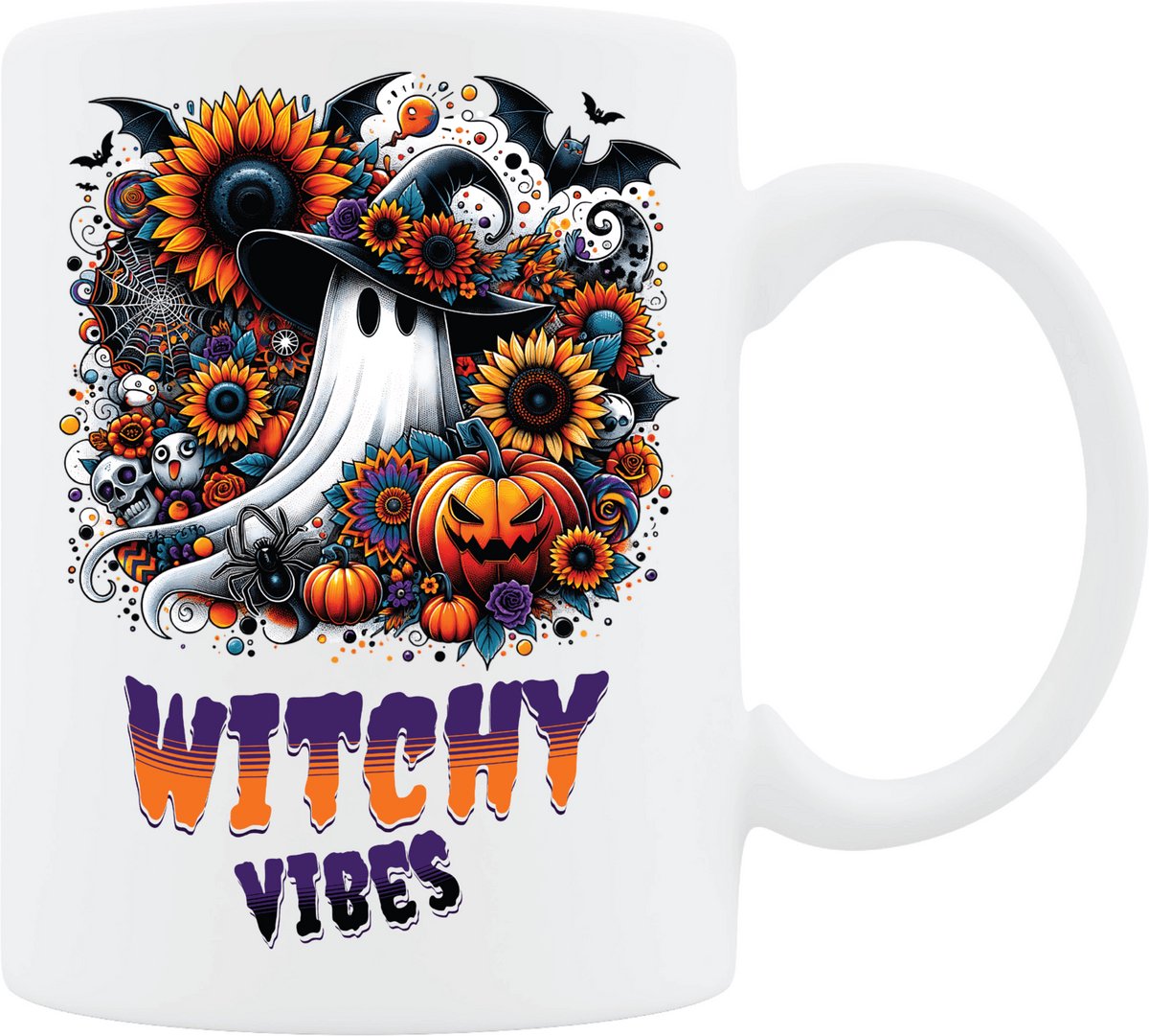 Mok - Witchy Vibes - Het perfecte cadeau om Halloween tot leven te brengen