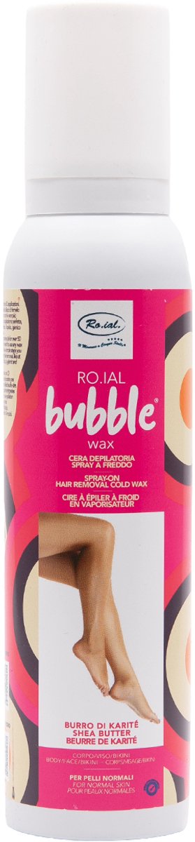 Ro.ial Bubble Wax Spray 150 ml – Koude Spray‑Wax met Shea Butter voor Normale/Droge Huid