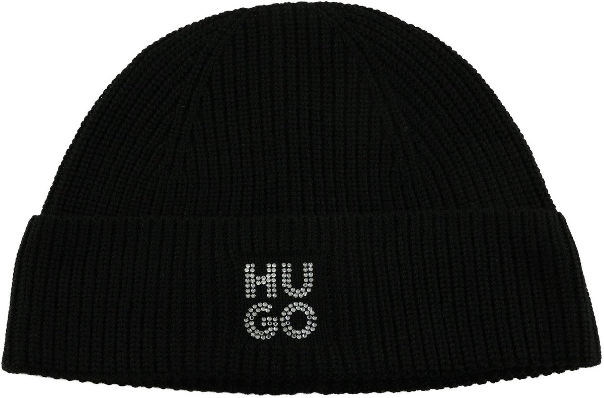 HUGO muts Sillo Hat Black zwart