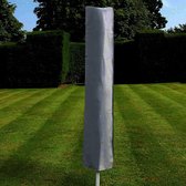 Parasolhoes - parasol beschermerhoes antraciet - voor staande parasol van maximaal 3 meter diameter - hoeslengte 170 cm en ø 30 - 50 cm