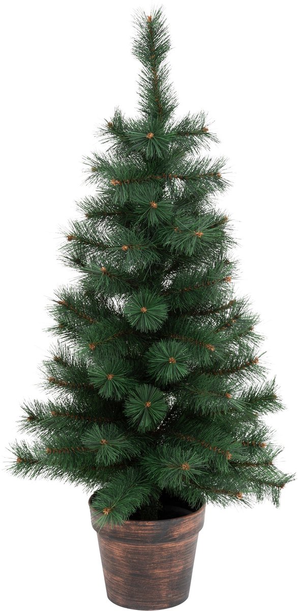 Fééric Lights and Christmas Windy Peak Kerstboom - Ø45xH100cm - Kerstdecoratie - Groen