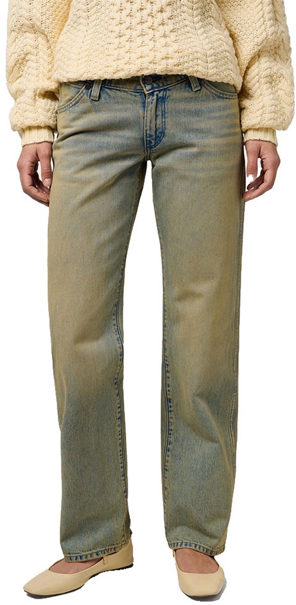 Wrangler Cowboy Straight Fit Lage Taille Jeans 31 32 Vrouw Invested Indigo