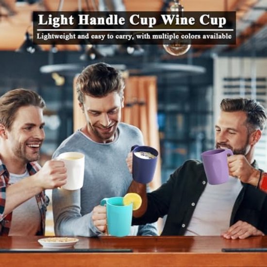32-delig Plastic Servies Set - Onbreekbaar, Magnetron- en Vaatwasmachinebestendig - Lichtgewicht Camping- en Picknickbestek - BPA-vrij - Geschikt voor 8 Personen — afbeelding 3