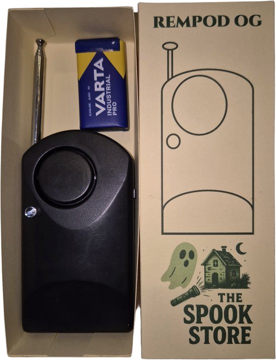 Rempod OG – Professionele Paranormale Detector met Licht & Geluid – EMF Alarm voor Paranormaal Onderzoek - 9V Batterij en Verzending inbegrepen!