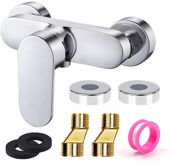 Foto: Grohe grohtherm smartcontrol douchekraan met doucheset 15 cm hartafstand douchestang 90 cm