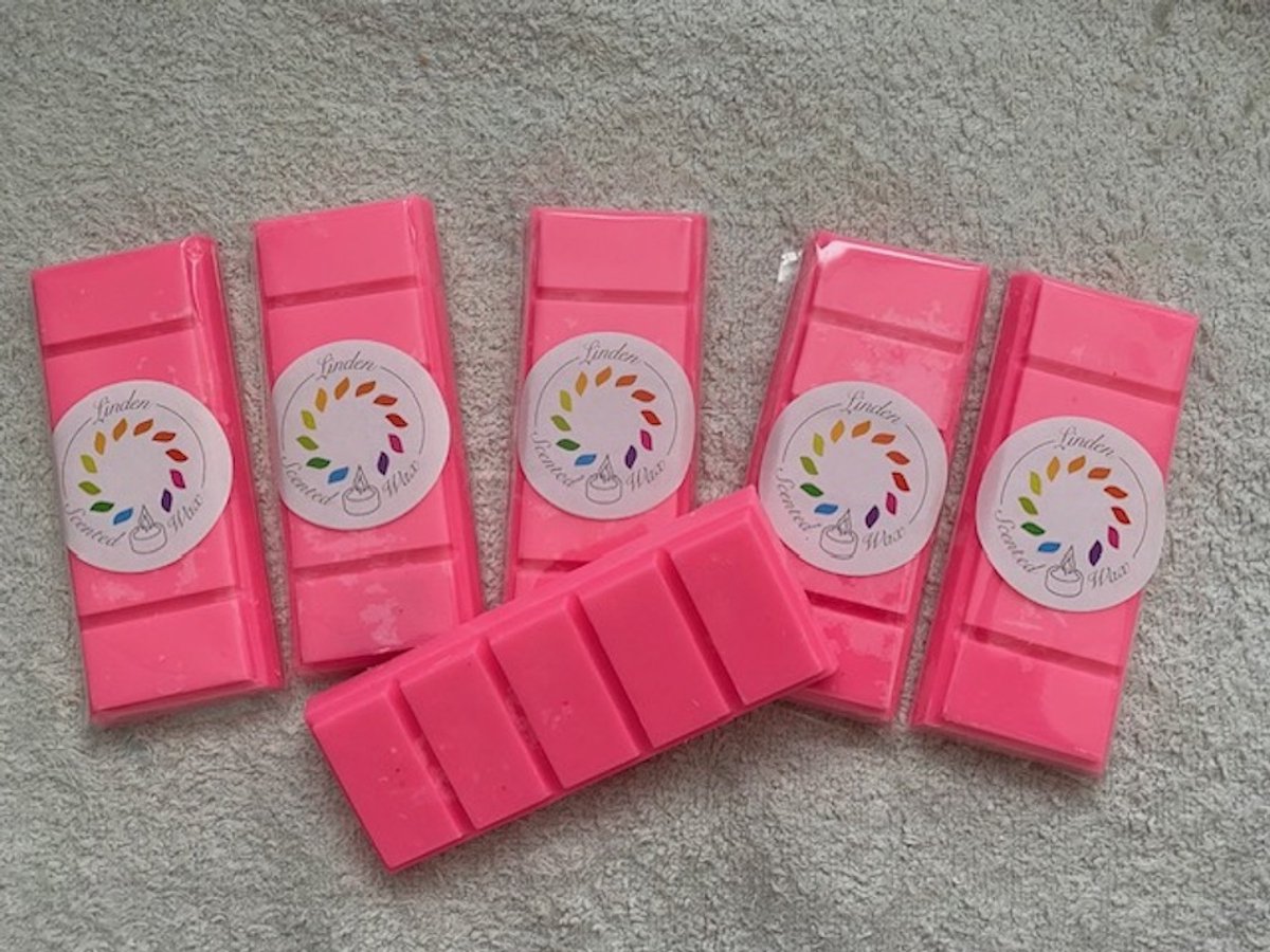 Waxmelts PINK STUFF waxmelt geur schoonmaak - Linden - handgemaakt - 100% sojawax - aromat
