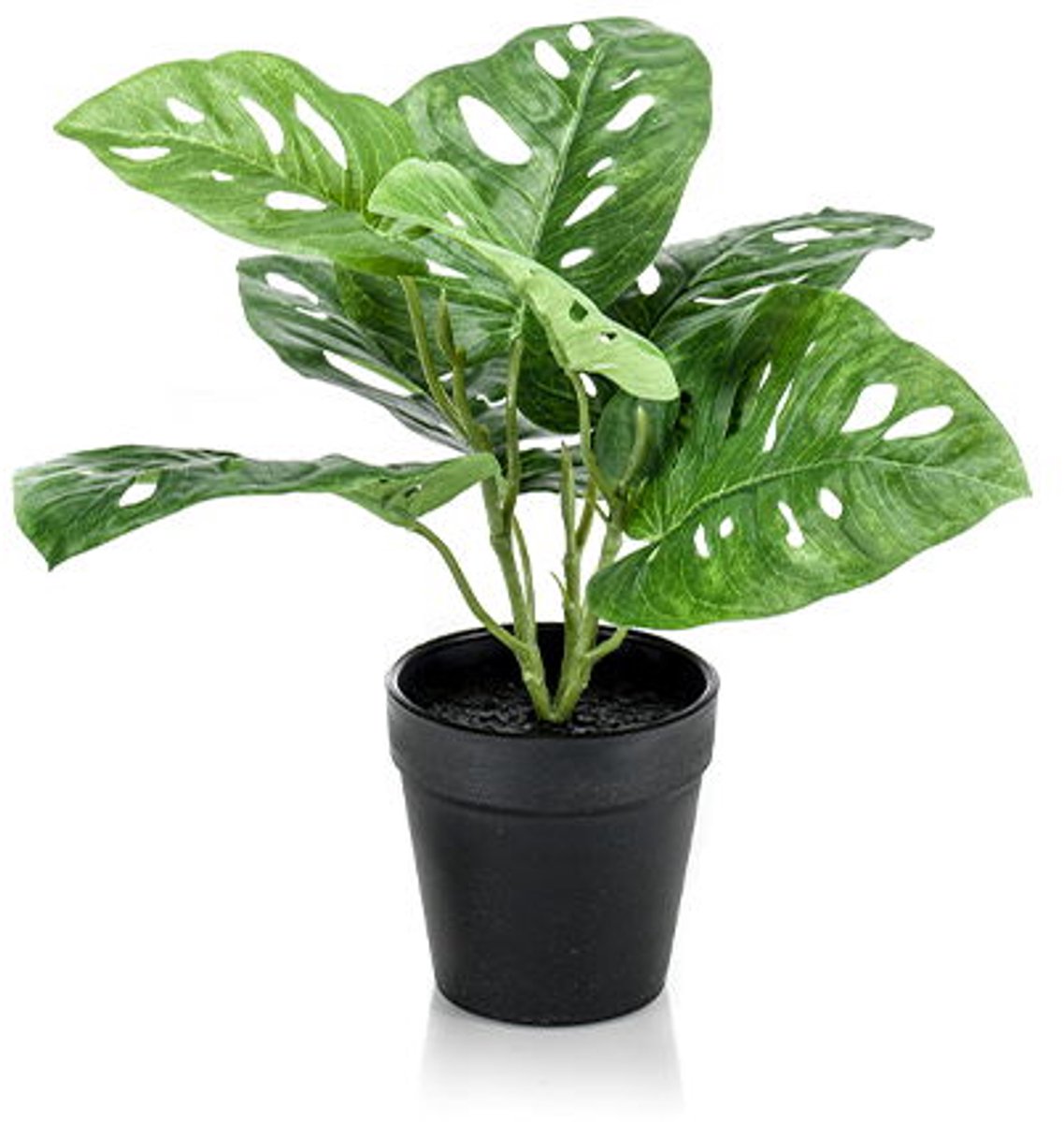 Monstera monkey bush green 30 cm kunstbloem zijde nepbloem