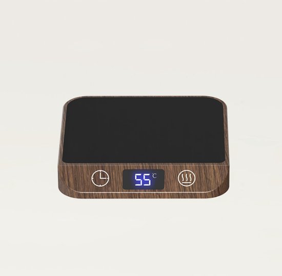 Onderzetters - Verwarmde Onderzetters - Mug Verwarmer - Elektrische Cup Warmer - Warmhoudplaat - Verwarmde Mok Onderzetter - Met 5 temperatuurstanden - Automatische uitschakeling - Geschikt voor melk - Thee en warme chocolademelk - Geschikt voor thui
