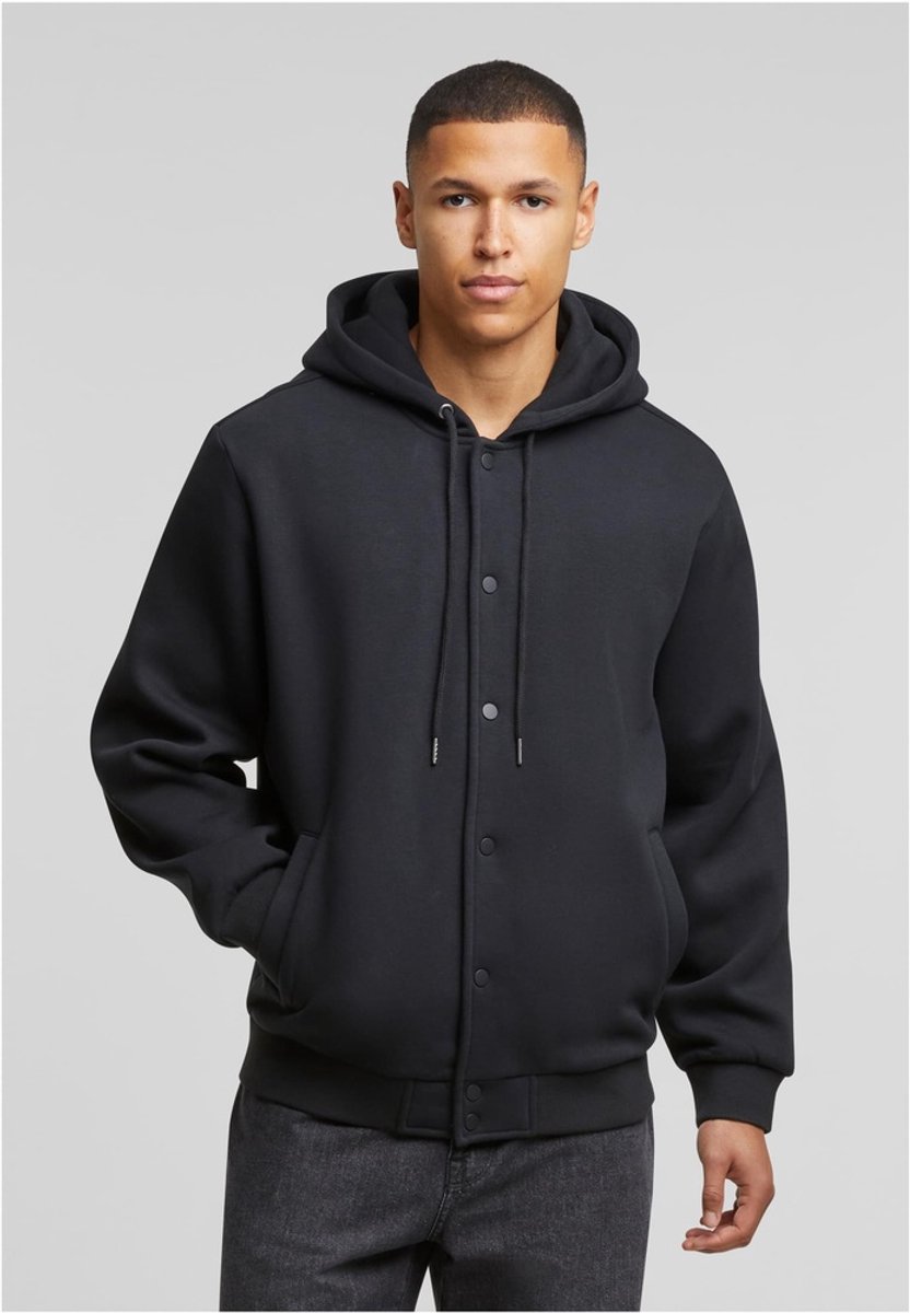 Urban Classics Fluffy Fleece Hood Jacket M Zwart