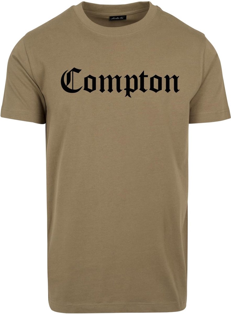Mister Tee Compton Heren T-shirt XS Olijfgroen
