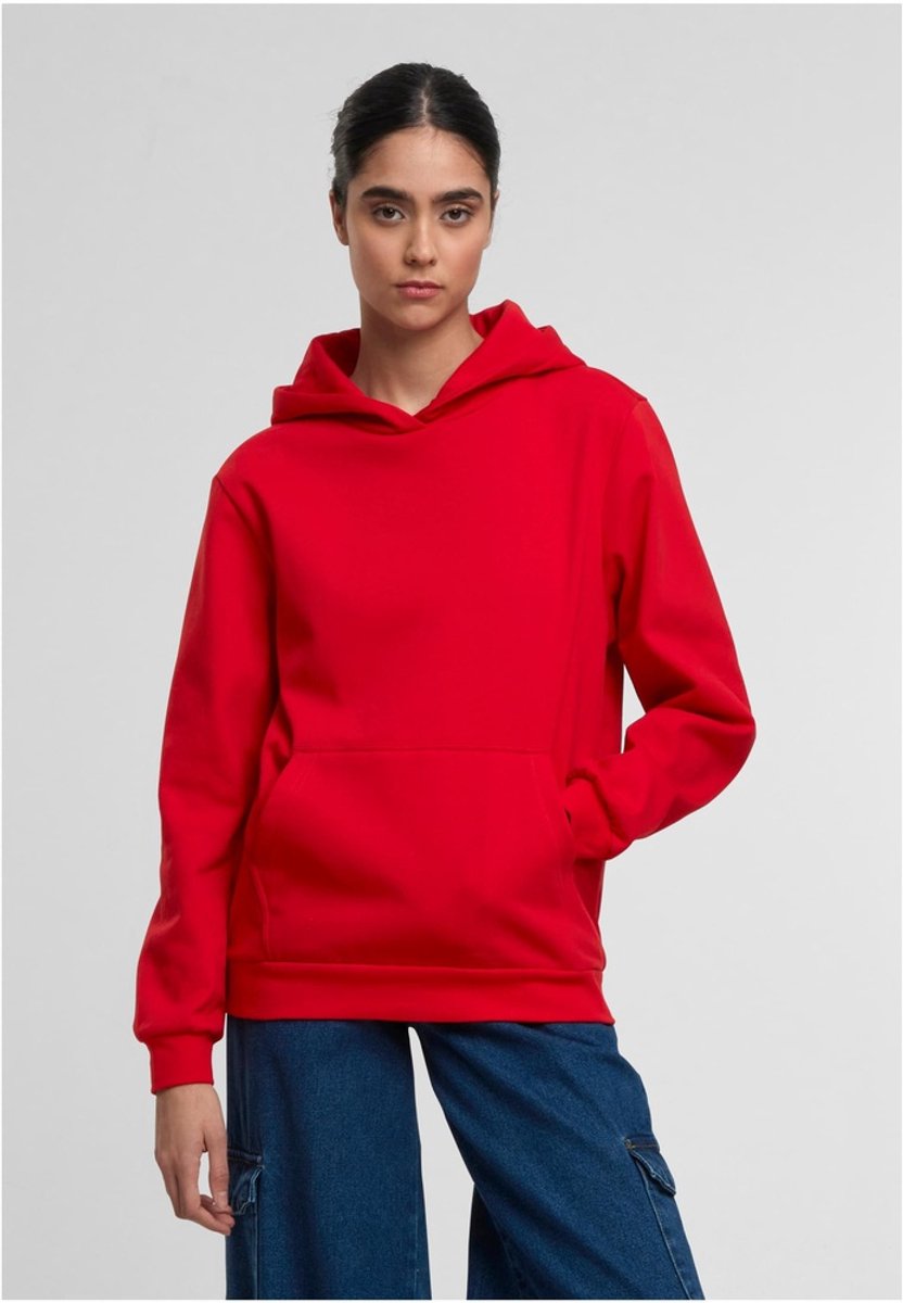 Urban Classics Loose Light Brushed Fleece Hoodie/trui S Rood