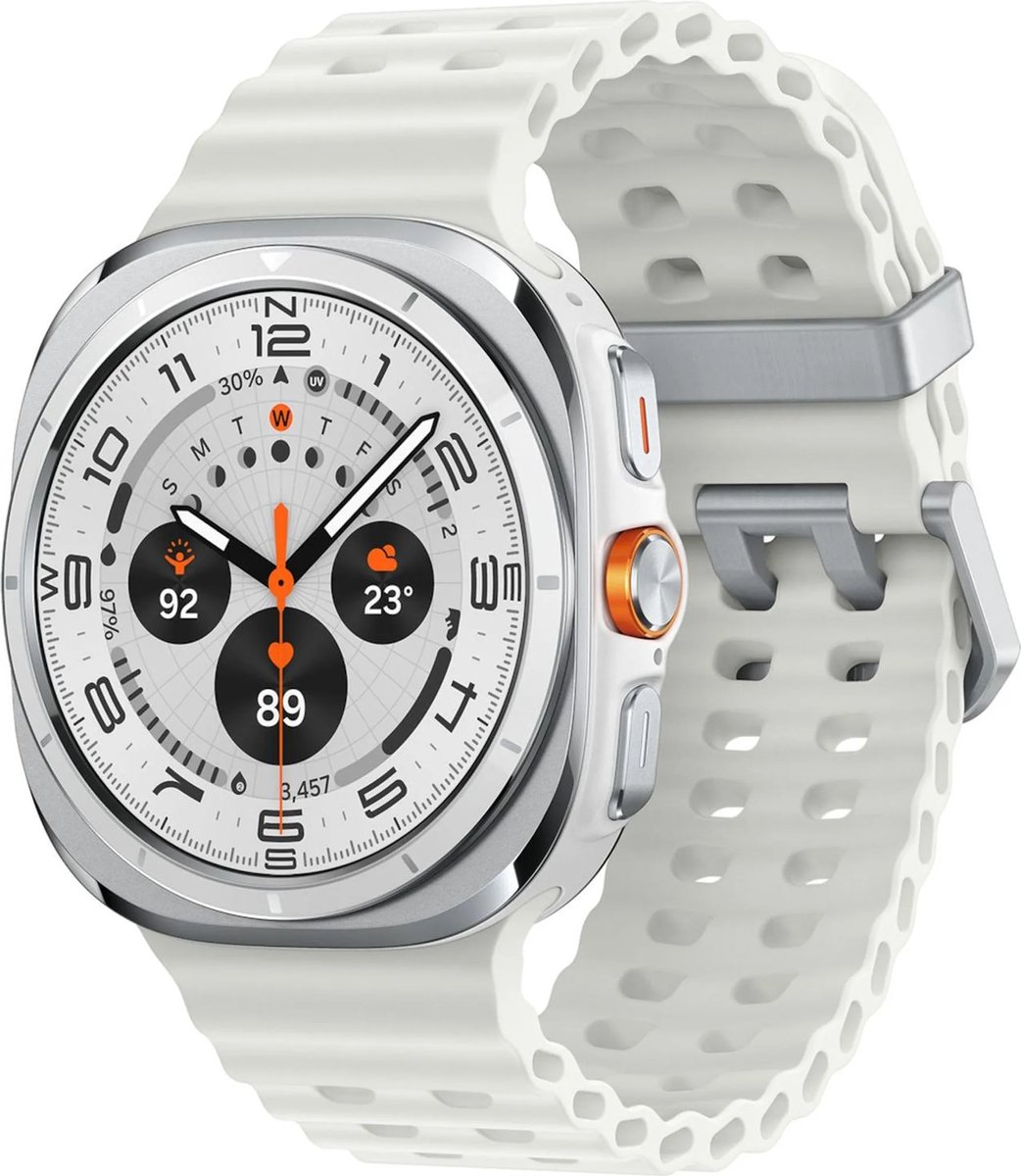 Bol.com Samsung Galaxy Watch Ultra (2025) - Titanium White aanbieding
