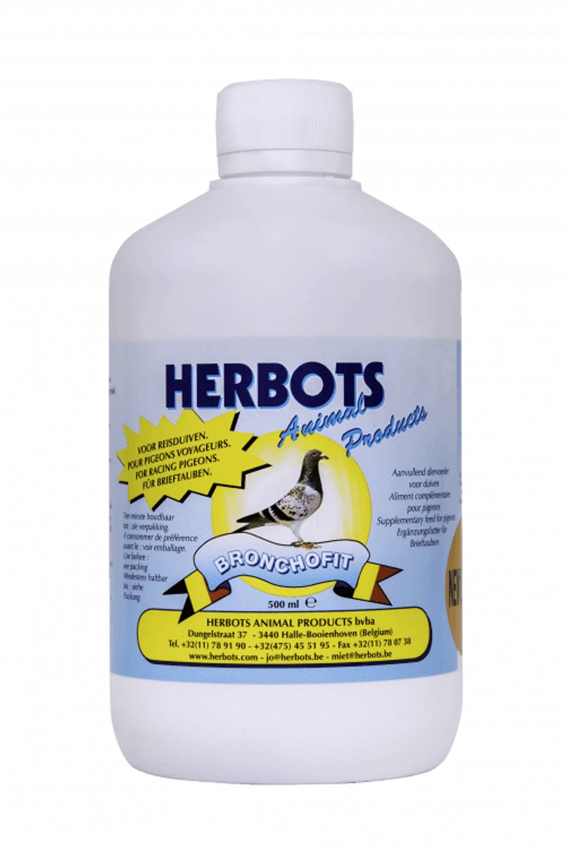 Herbots Bronchofit 500ml - voor postduiven
