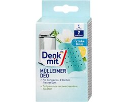 Denkmit Vuilnisbakdeodorant - Frisse bries - 2 stuks | Frisse Geur voor de Vuilnisemmer, Prullenbak - Tegen Onaangename Geurtjes
